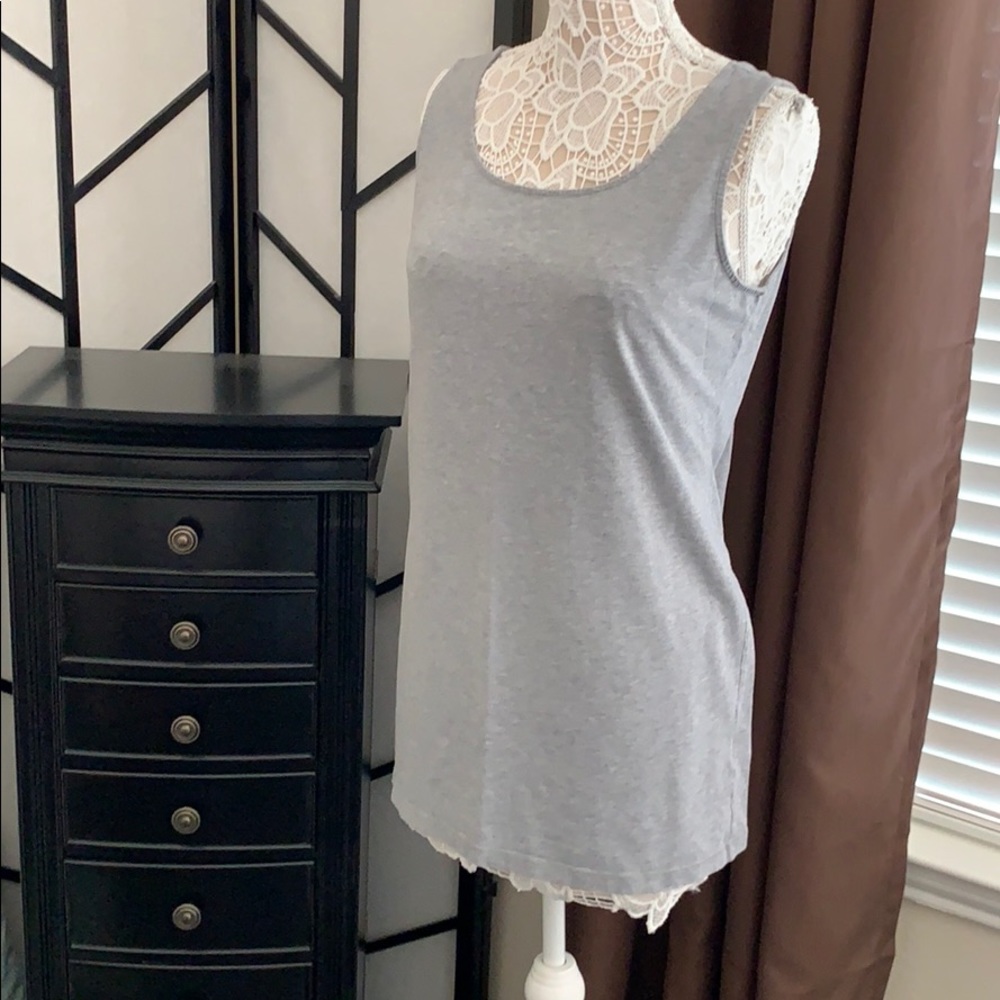Soma Grey Long Line Tank - Sz XL
